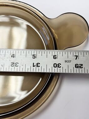 Pyrex Vision Amber Grab-It Bowl Replacement Lid P-240-C Smoke Brown